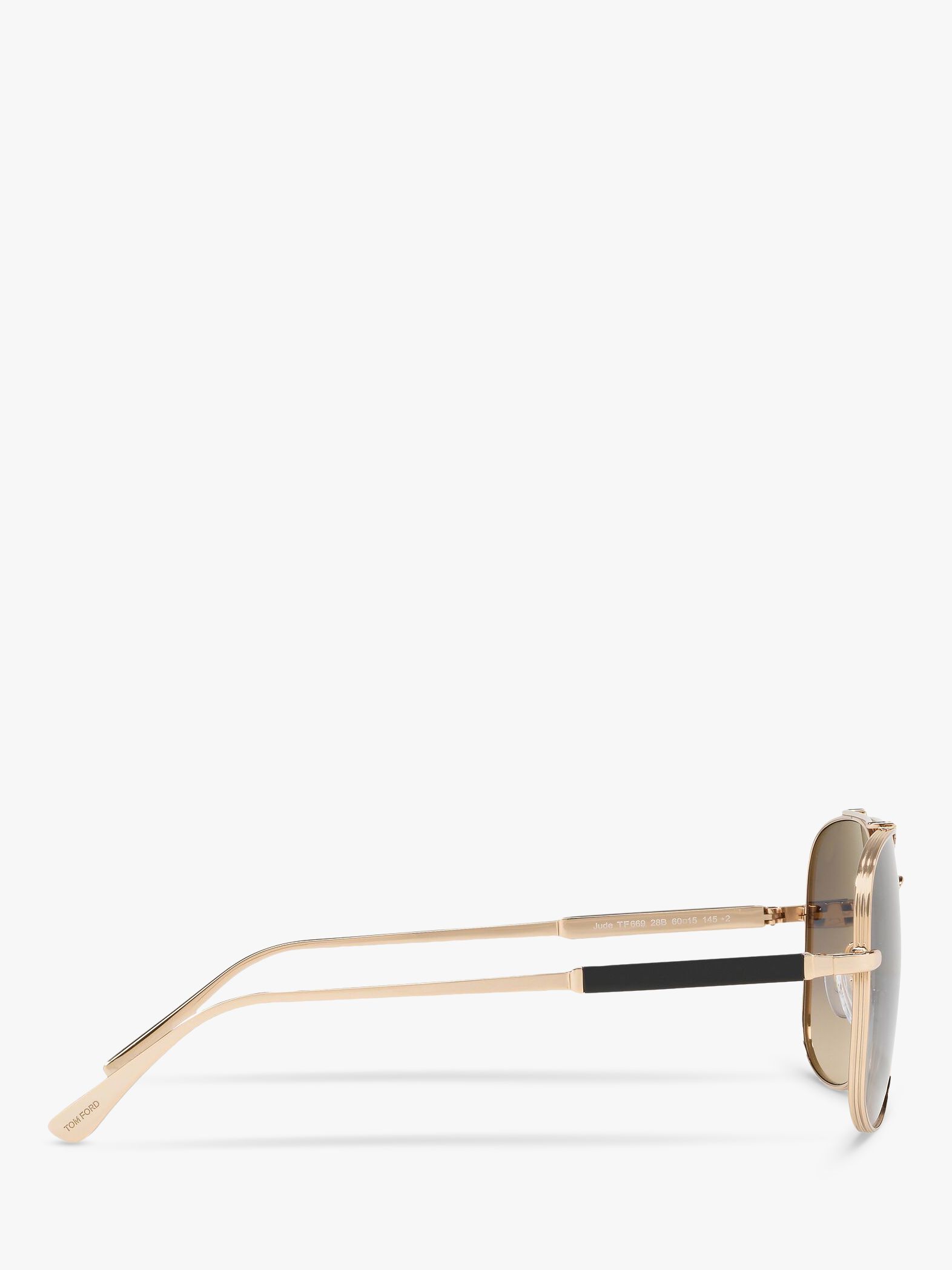 TOM FORD FT0669 Men s Square Sunglasses Rose Gold Grey Gradient