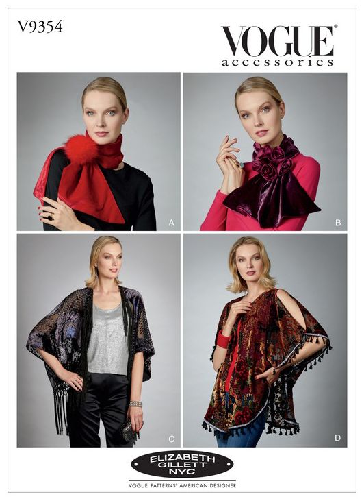 Vogue Vogue Women's Accessories Sewing Pattern, 9354