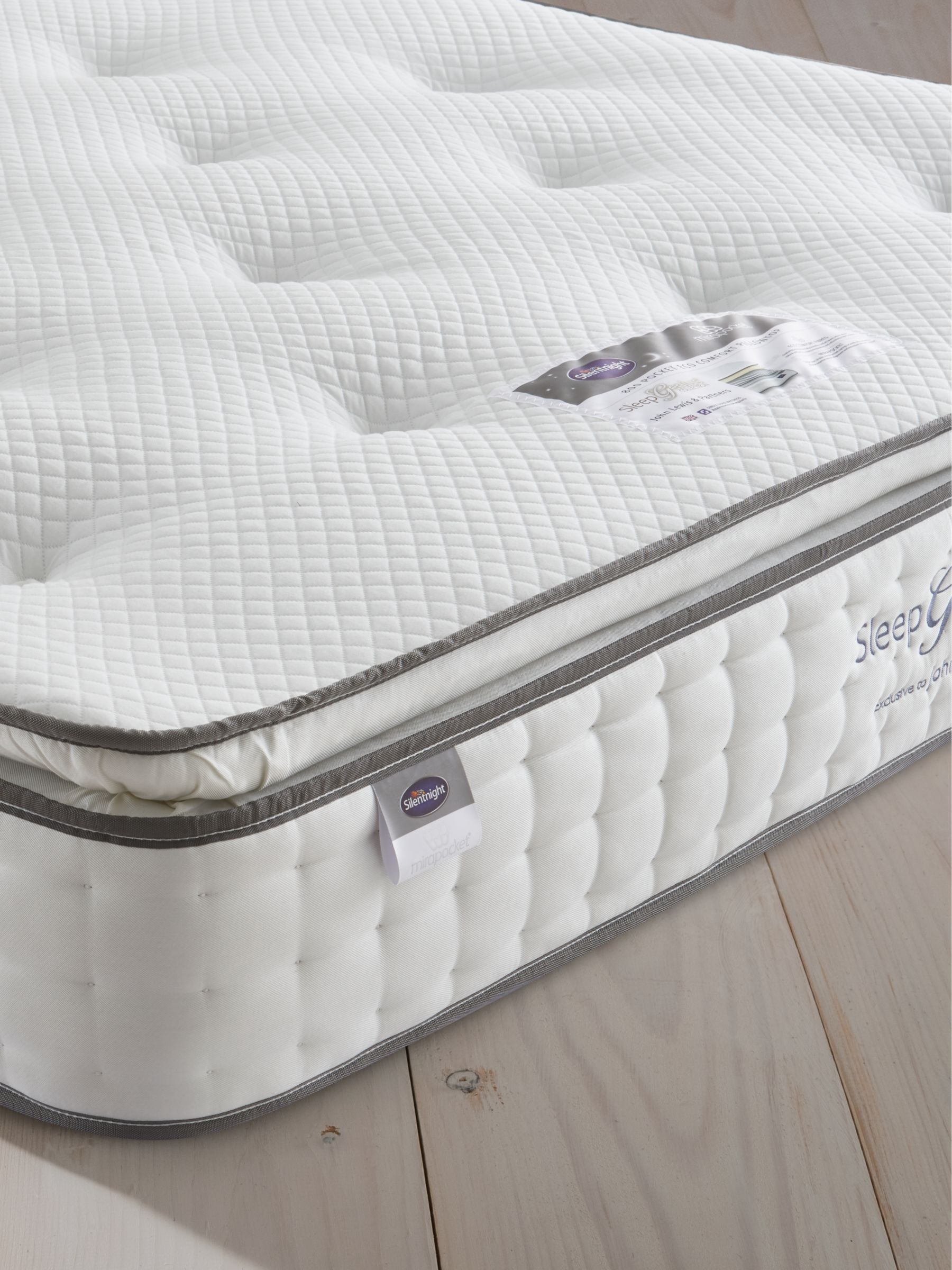 Silentnight Sleep Genius 800 Pocket Eco Comfort Pillowtop Mattress