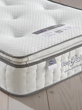 Silentnight Sleep Genius 800 Pocket Eco Comfort Pillowtop Mattress, Firm Tension, Single