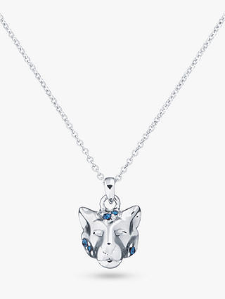 Karen Millen Swarovski Crystals Leopard Pendant Necklace