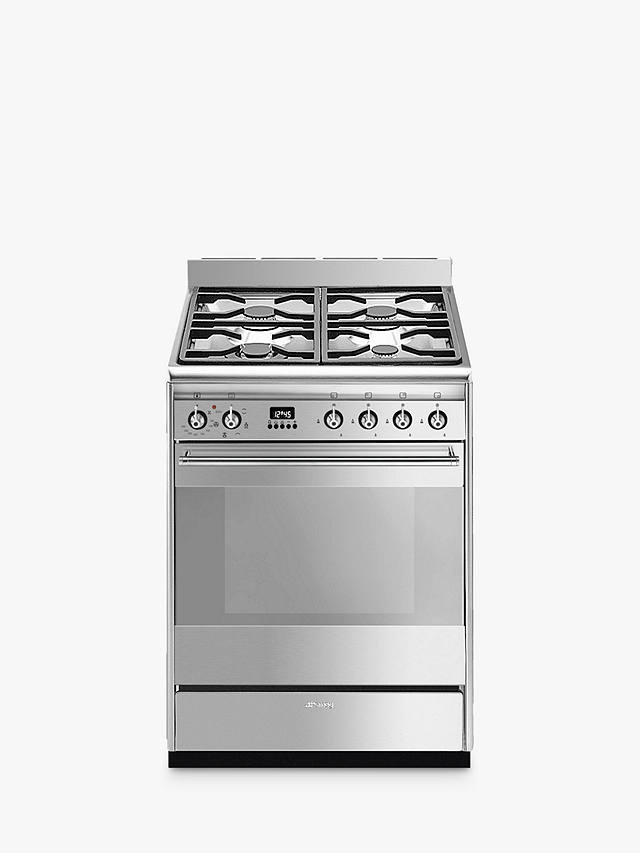 Buy Smeg SUK61MX9 Multifunctional Dual Fuel Cooker, Stainless Steel Online at johnlewis.com