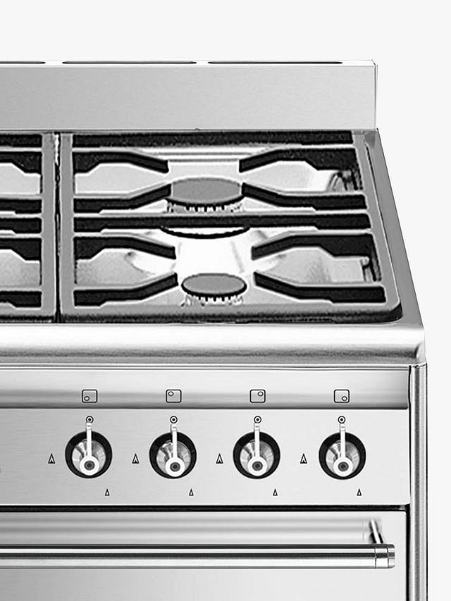 Buy Smeg SUK61MX9 Multifunctional Dual Fuel Cooker, Stainless Steel Online at johnlewis.com