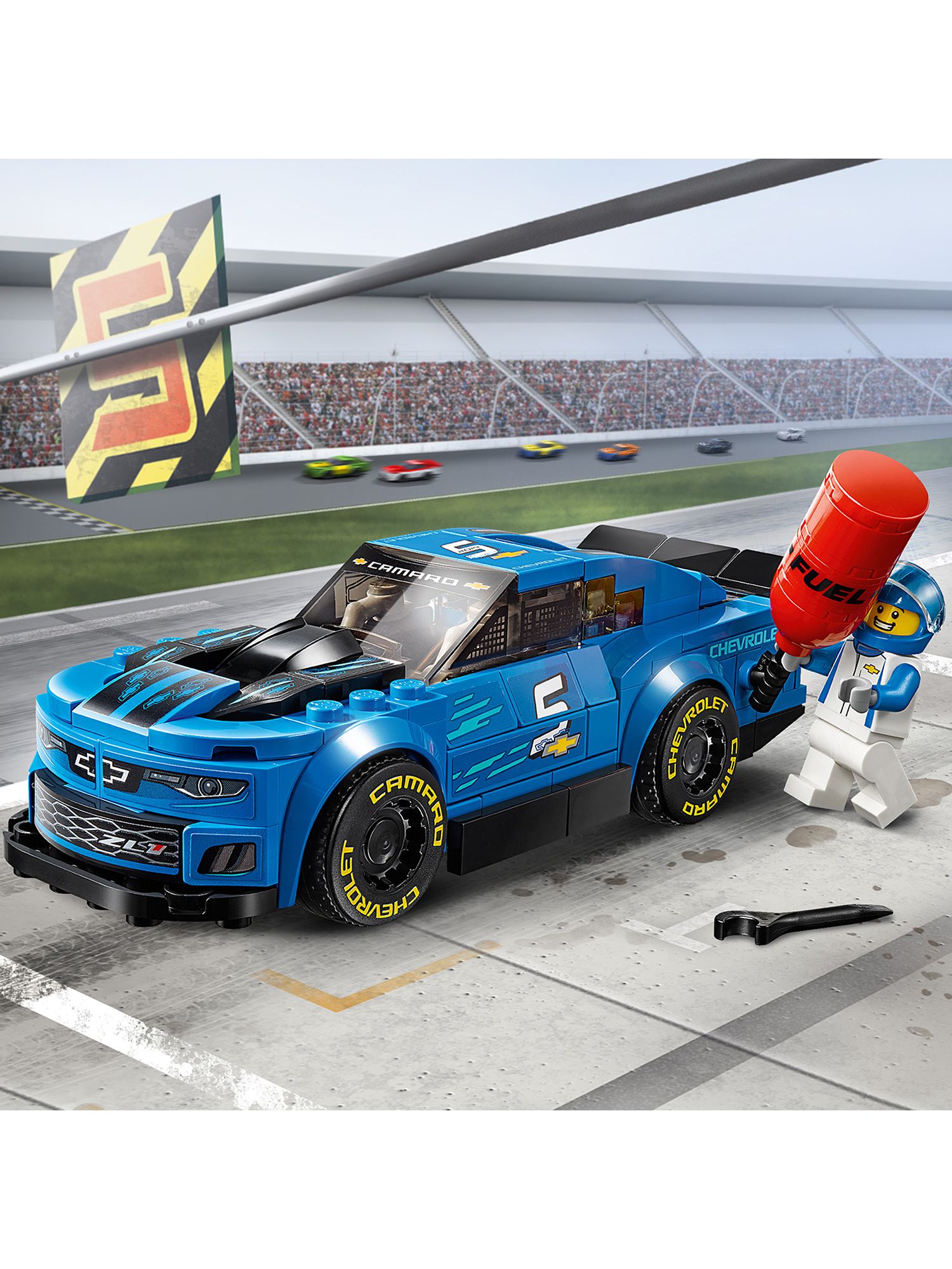 lego camaro zl1 race car