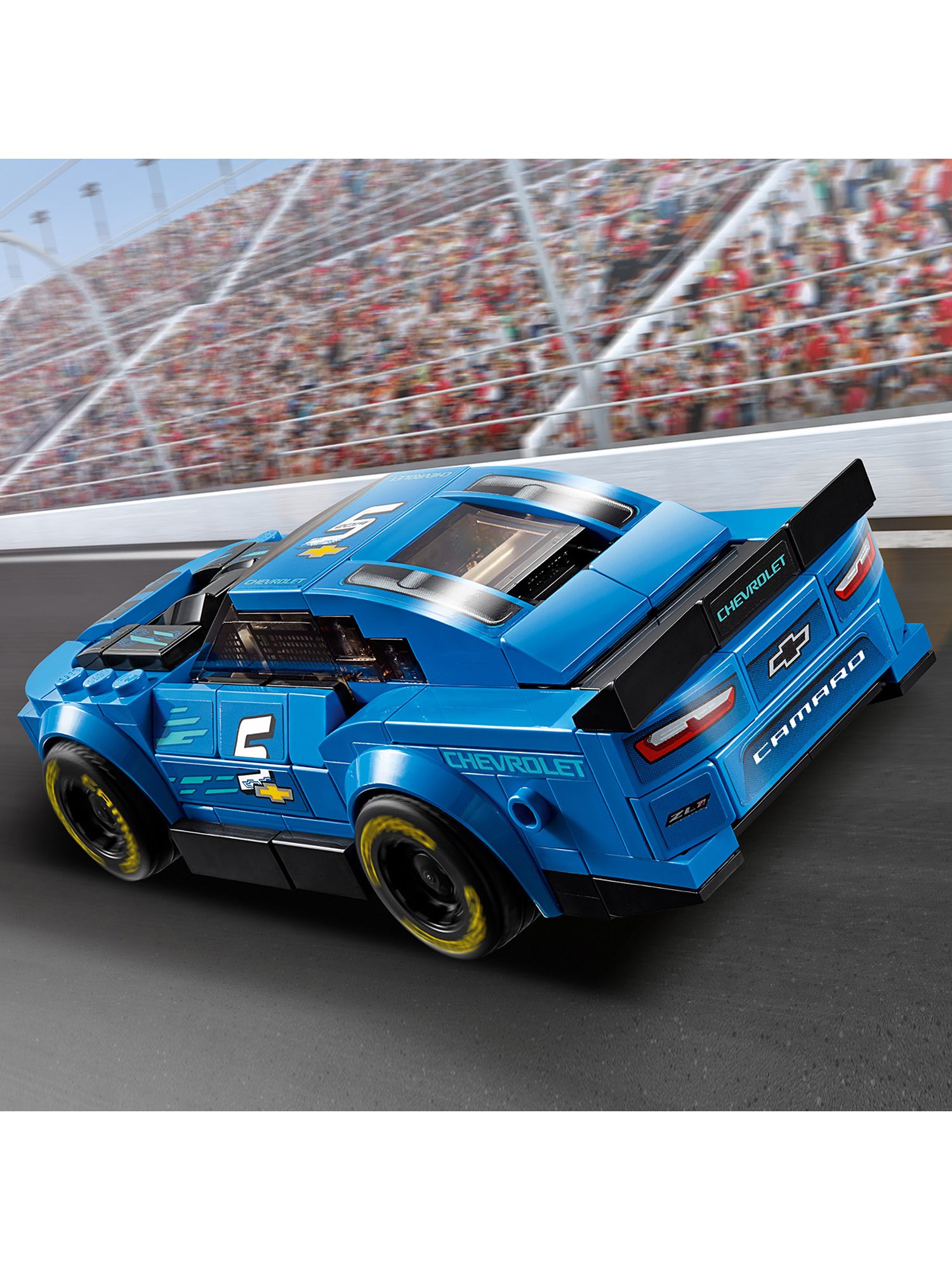 lego blue race car