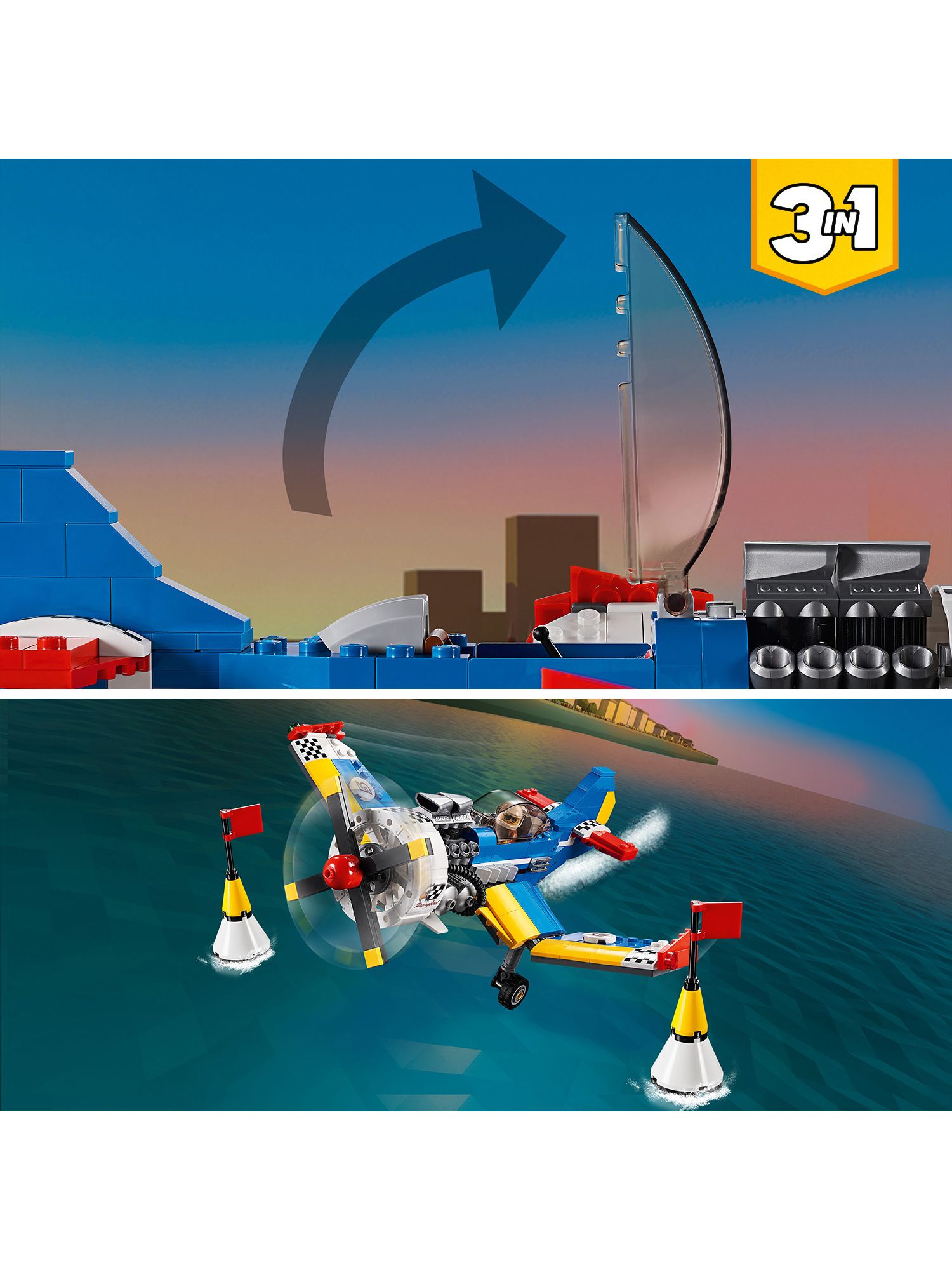 lego creator 3 in 1 race plane