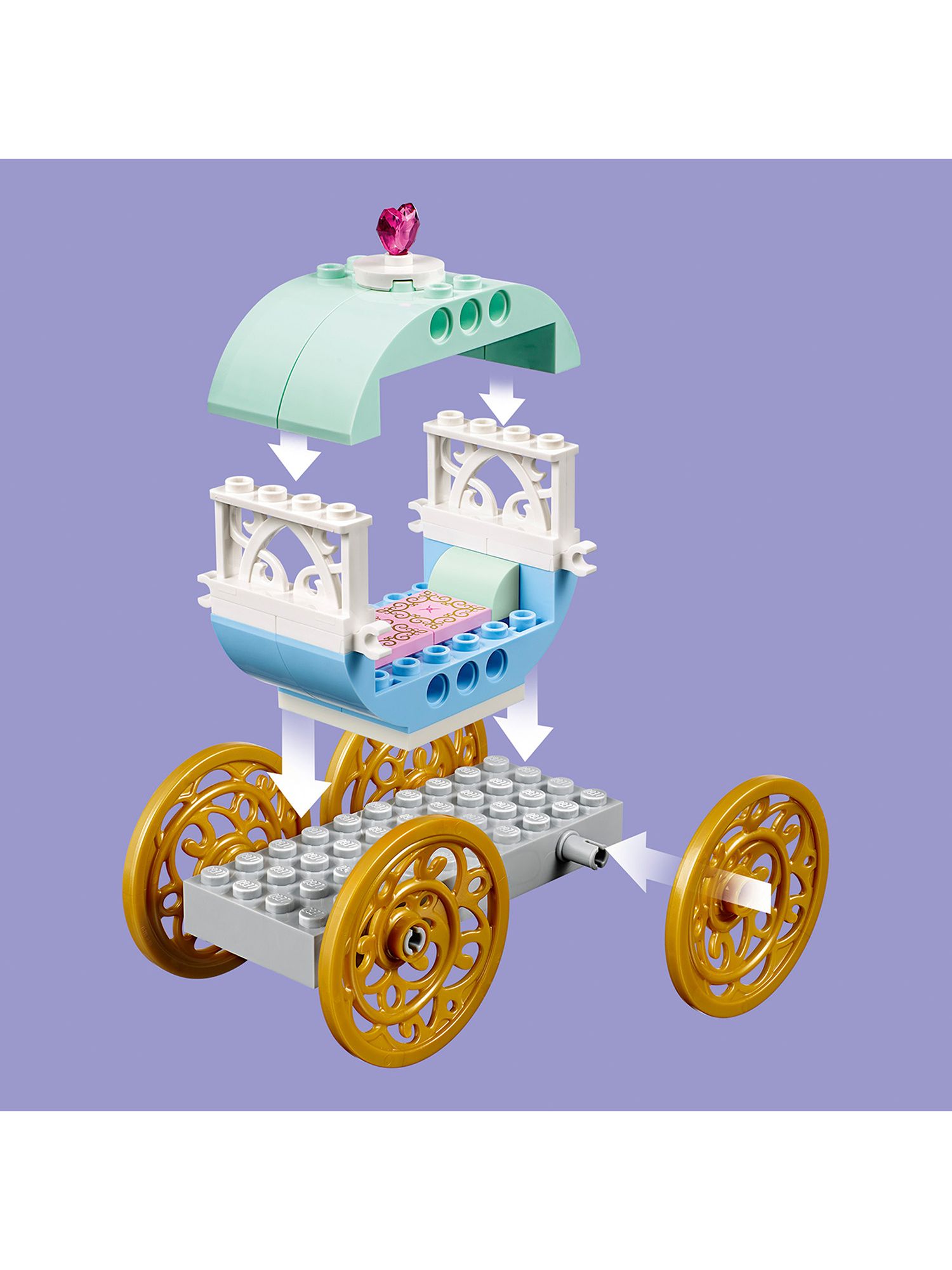 Lego Disney Princess 41159 Cinderella S Carriage At John Lewis