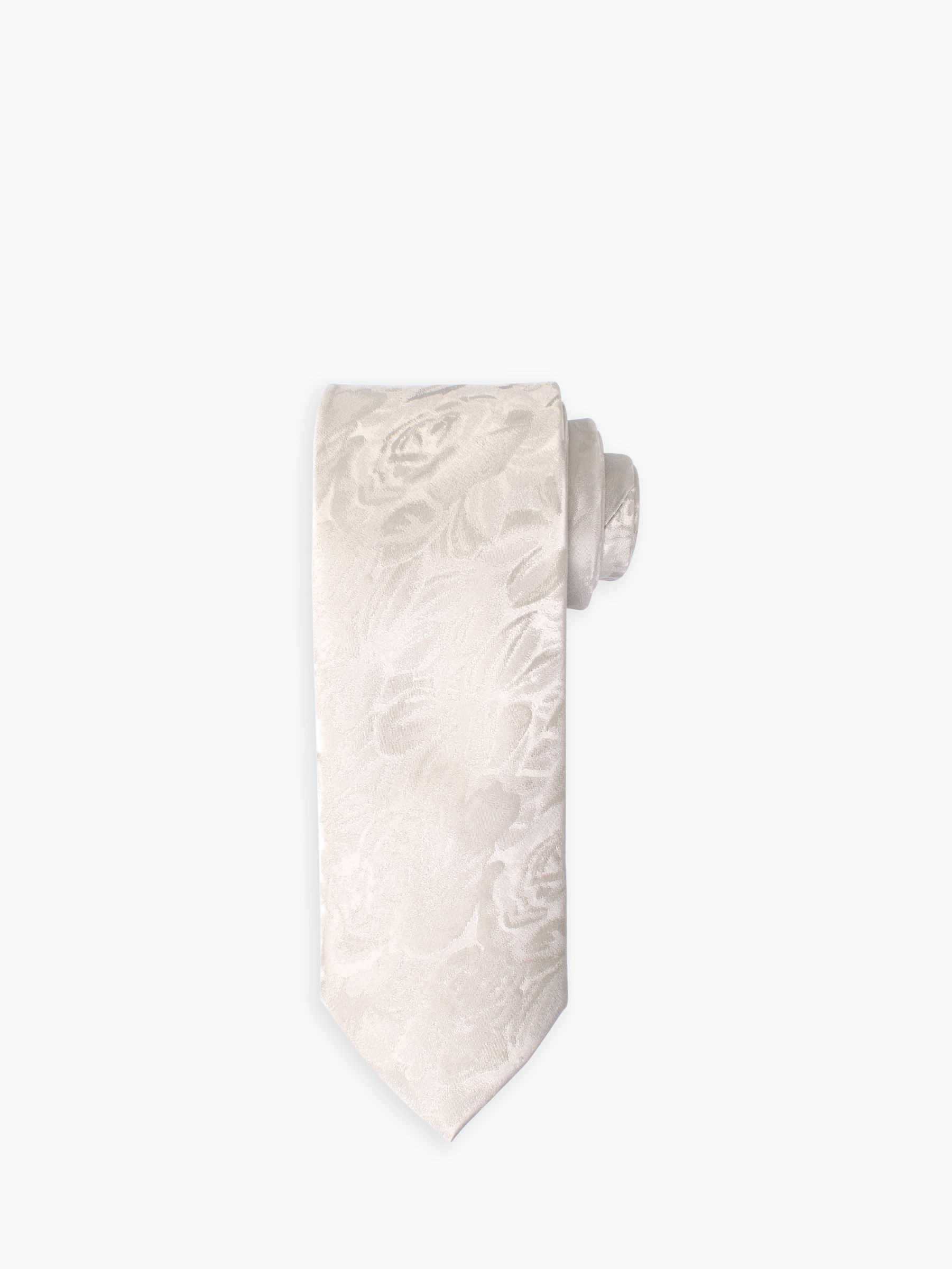 John Lewis & Partners Silk Floral Tie