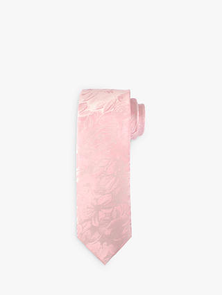 John Lewis & Partners Silk Floral Tie
