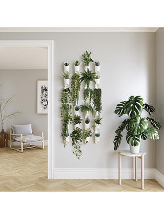 Umbra Floralink Wall-Mounted Organiser/Planter, Set of 3, White