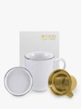 Tokyo Design Studio Nippon White Mug Gift Set, White/Gold, 380ml