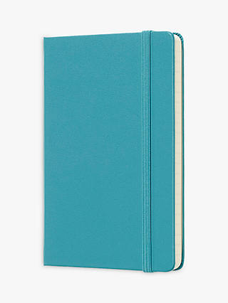 Moleskine Pocket Sized Hard Cover Ruled Notebook, Teal