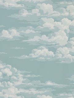 Sanderson Silvi Clouds Wallpaper, 216599