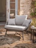 KETTLER LaMode Comfort Garden Lounging Chair with Cushions, Grey