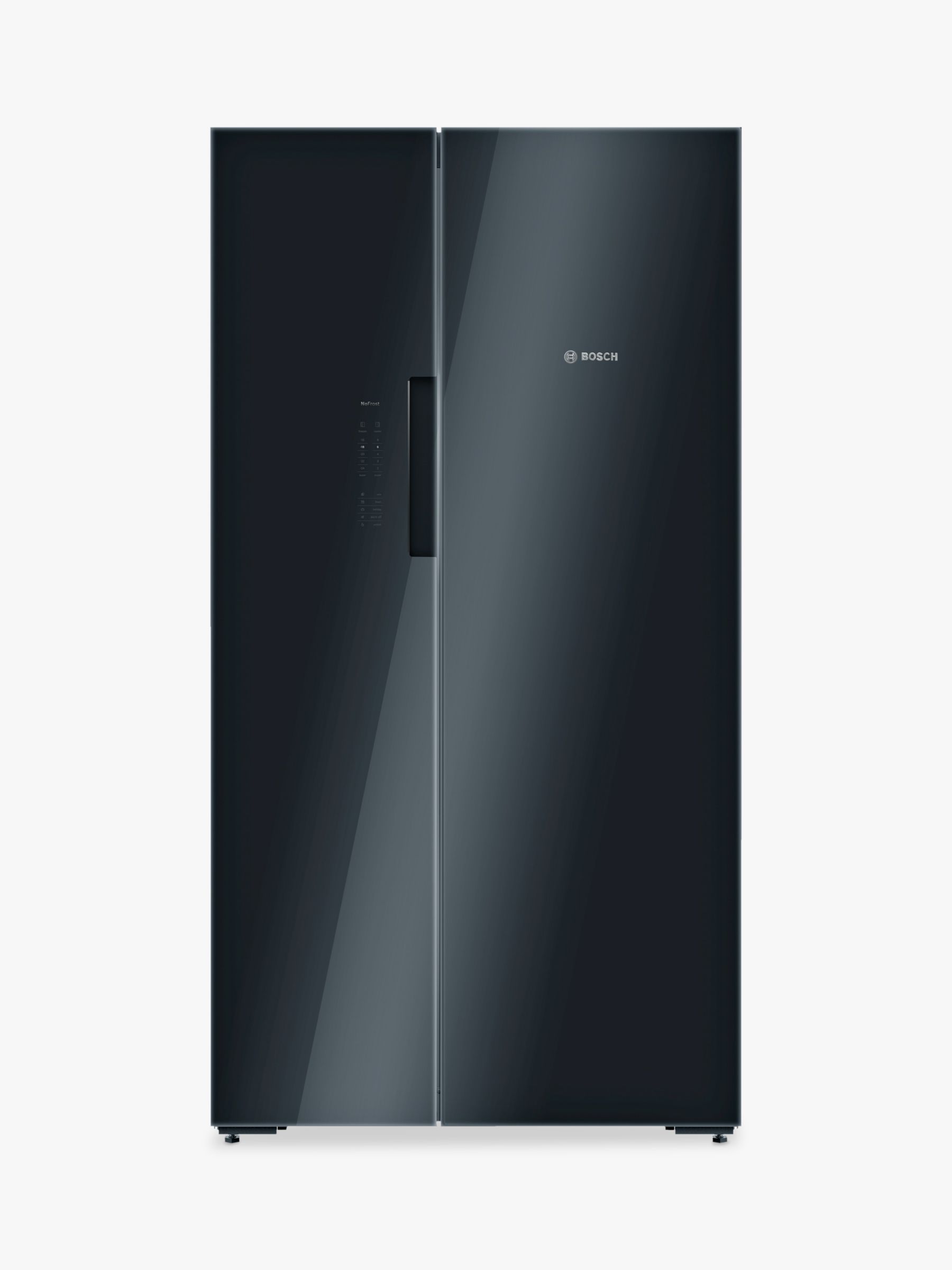 Bosch Serie 8 KAN92LB35G American-Style Freestanding Fridge Freezer, A++ Energy Rating, Black