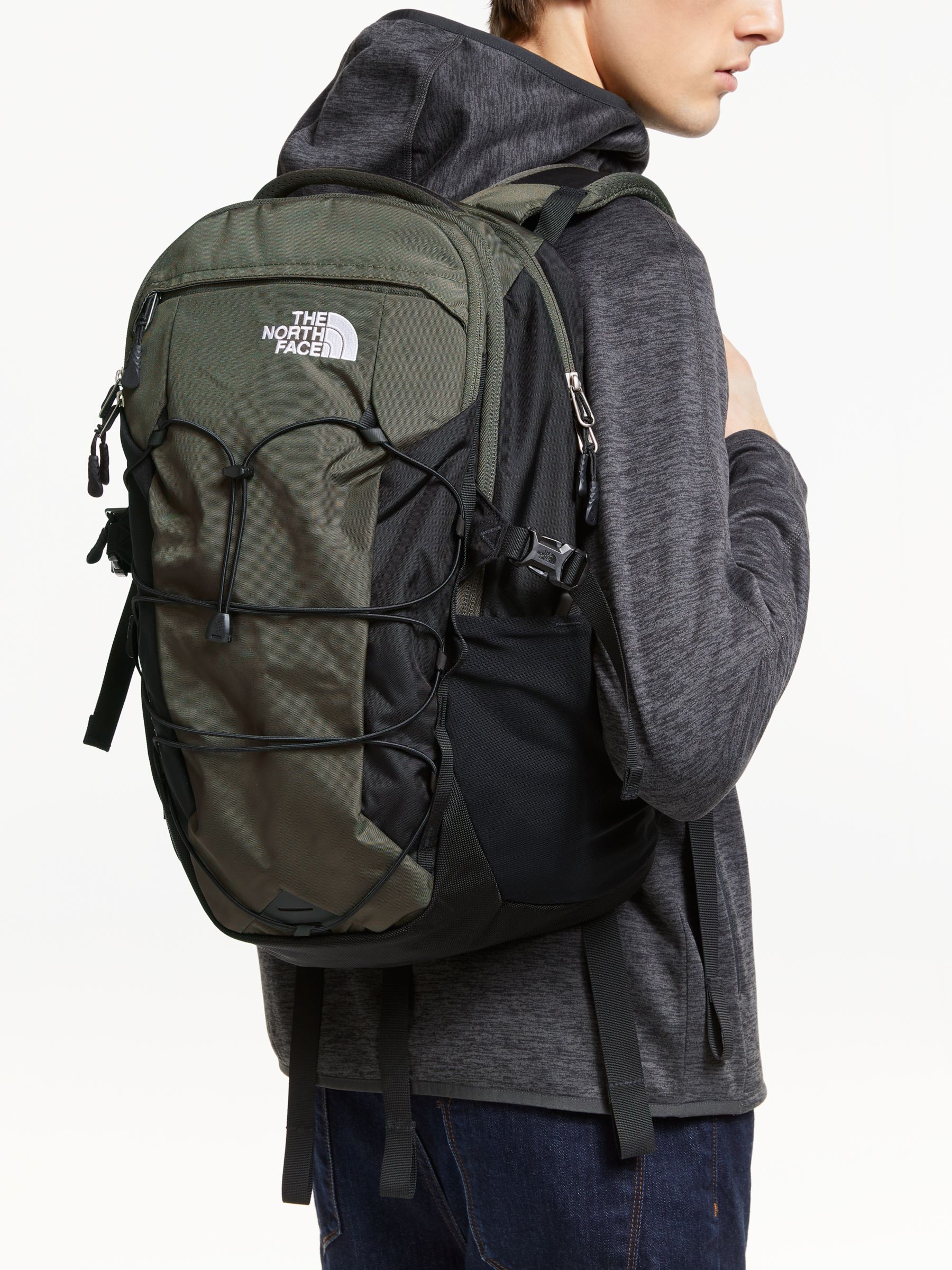 the north face borealis new taupe green