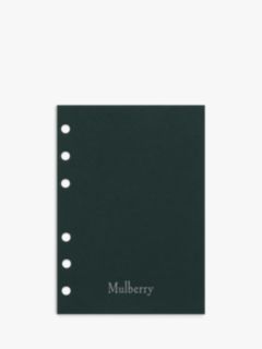 Mulberry New Agenda Contacts Pages Insert, White Paper