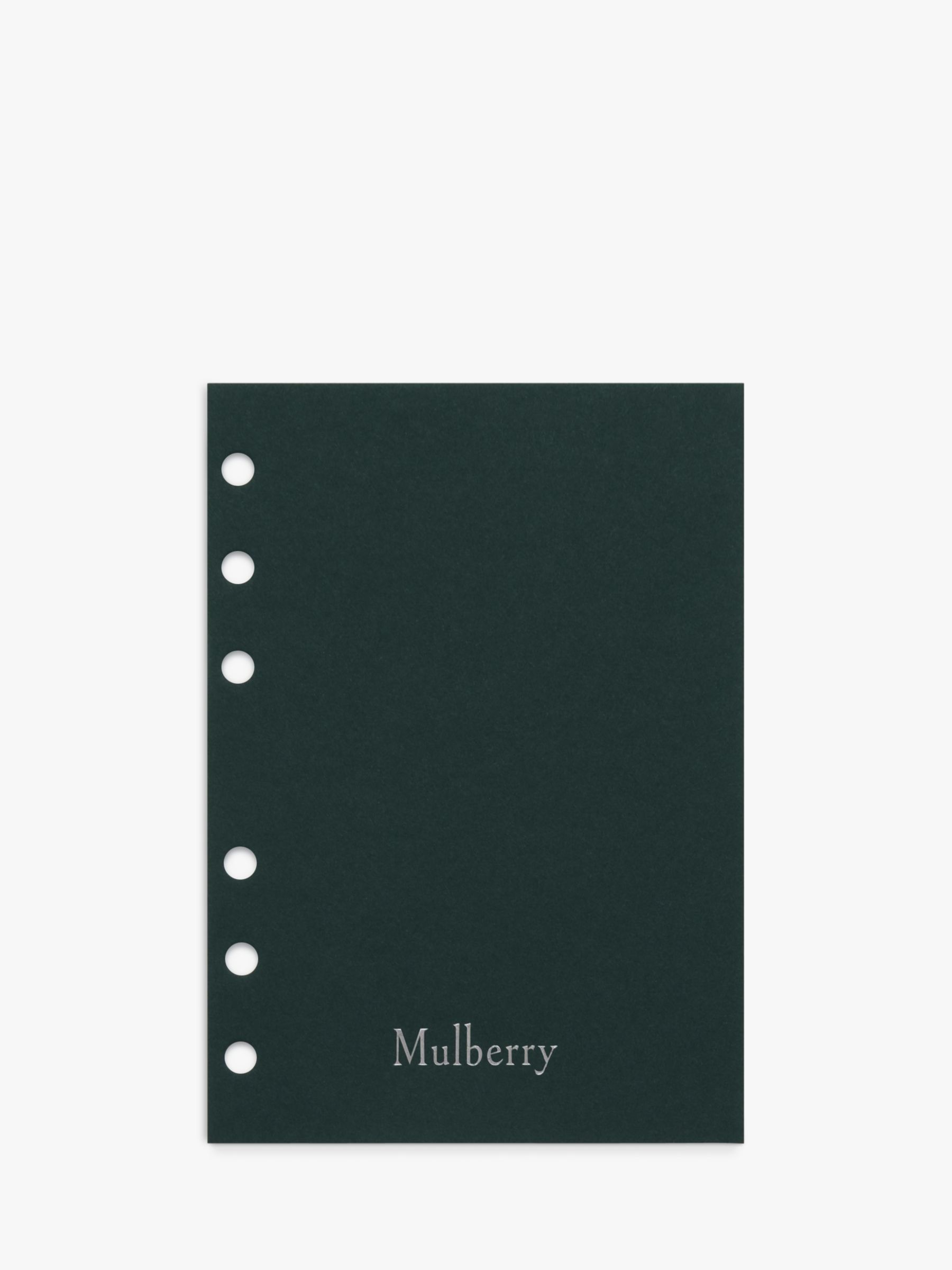 Mulberry 2019 Agenda Diary Insert, White Paper