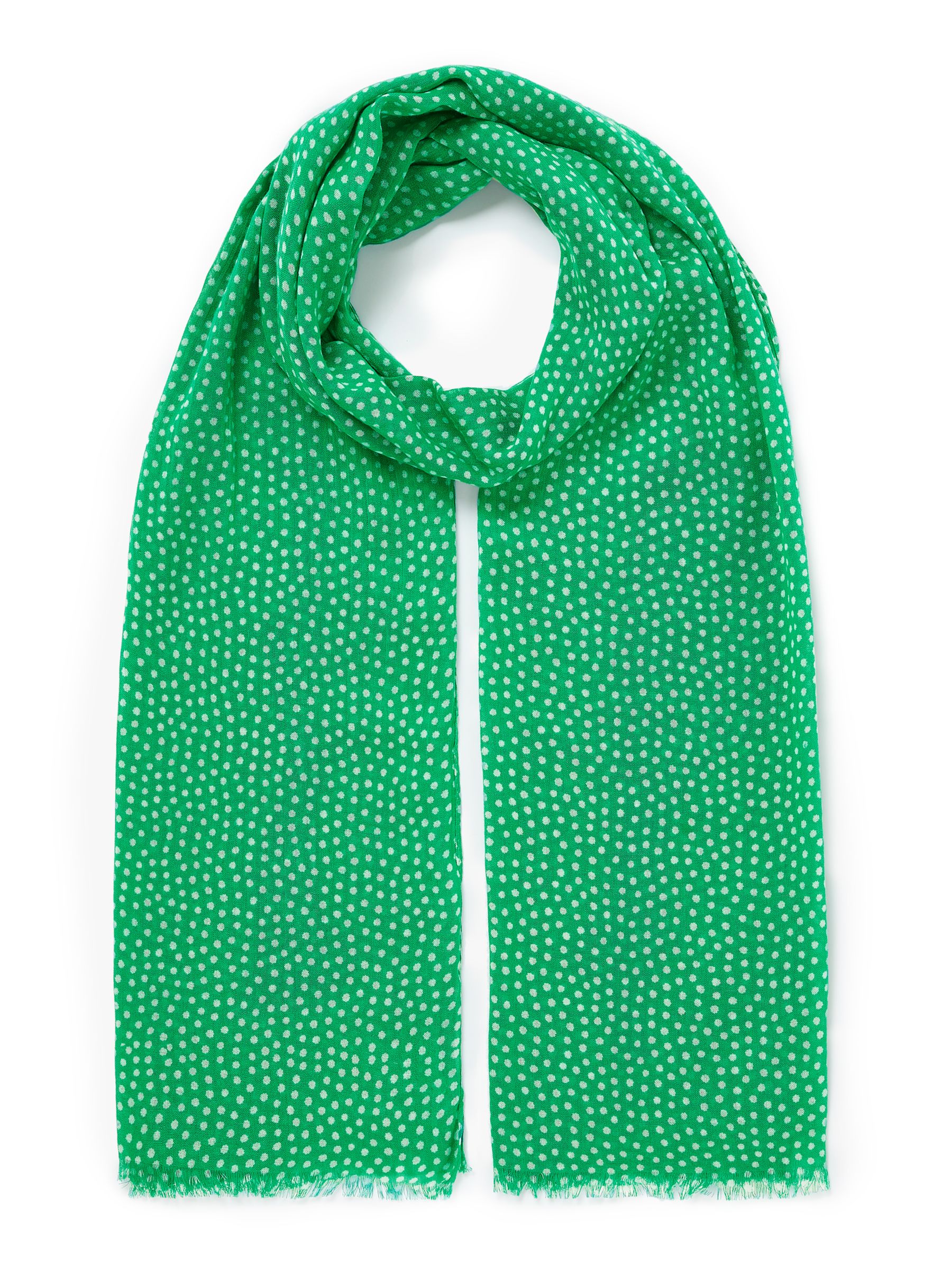 Offer: Boden Spot Print Scarf at John Lewis & Partners