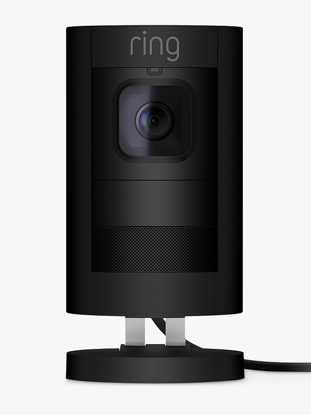 Ring Stick Up Cam Elite Smart Security Camera with Built-in Wi-Fi, Wired, Black