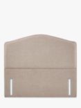 John Lewis Natural Collection Richmond Upholstered Headboard, Large Emperor, Soft Touch Chenille Mole