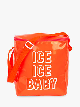 Sunnylife Small Beach Cooler Bag, Neon Orange