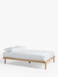 John Lewis Bow Platform Bed Frame, King Size, Oak/Natural