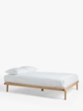 John Lewis & Partners Bow Platform Bed Frame, King Size, Oak/Natural
