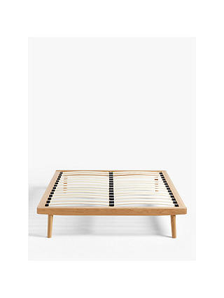 John Lewis Partners Bow Platform Bed, Natural Wood King Bed Frame