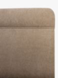 John Lewis Theale Upholstered Headboard, Double, Soft Touch Chenille Mole