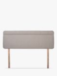 John Lewis Theale Upholstered Headboard, Small Double, Cotton Effect Beige