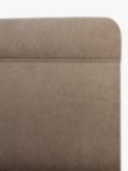 John Lewis Theale Upholstered Headboard, Single, Soft Touch Chenille Mole