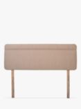John Lewis Theale Upholstered Headboard, King Size, Cotton Effect Pink