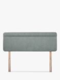 John Lewis Theale Upholstered Headboard, Double, Soft Touch Chenille Duck Egg
