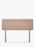 John Lewis Theale Upholstered Headboard, Super King Size, Cotton Effect Pink