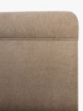 John Lewis Theale Upholstered Headboard, King Size, Soft Touch Chenille Mole