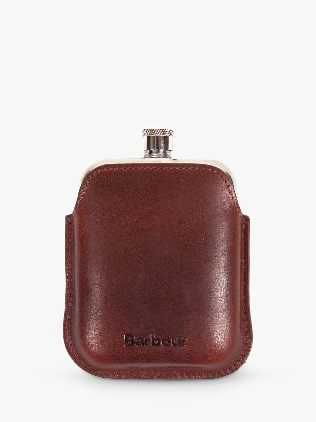 barbour hip flask set