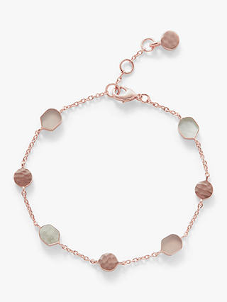 John Lewis & Partners Gemstones Slice Chain Bracelet