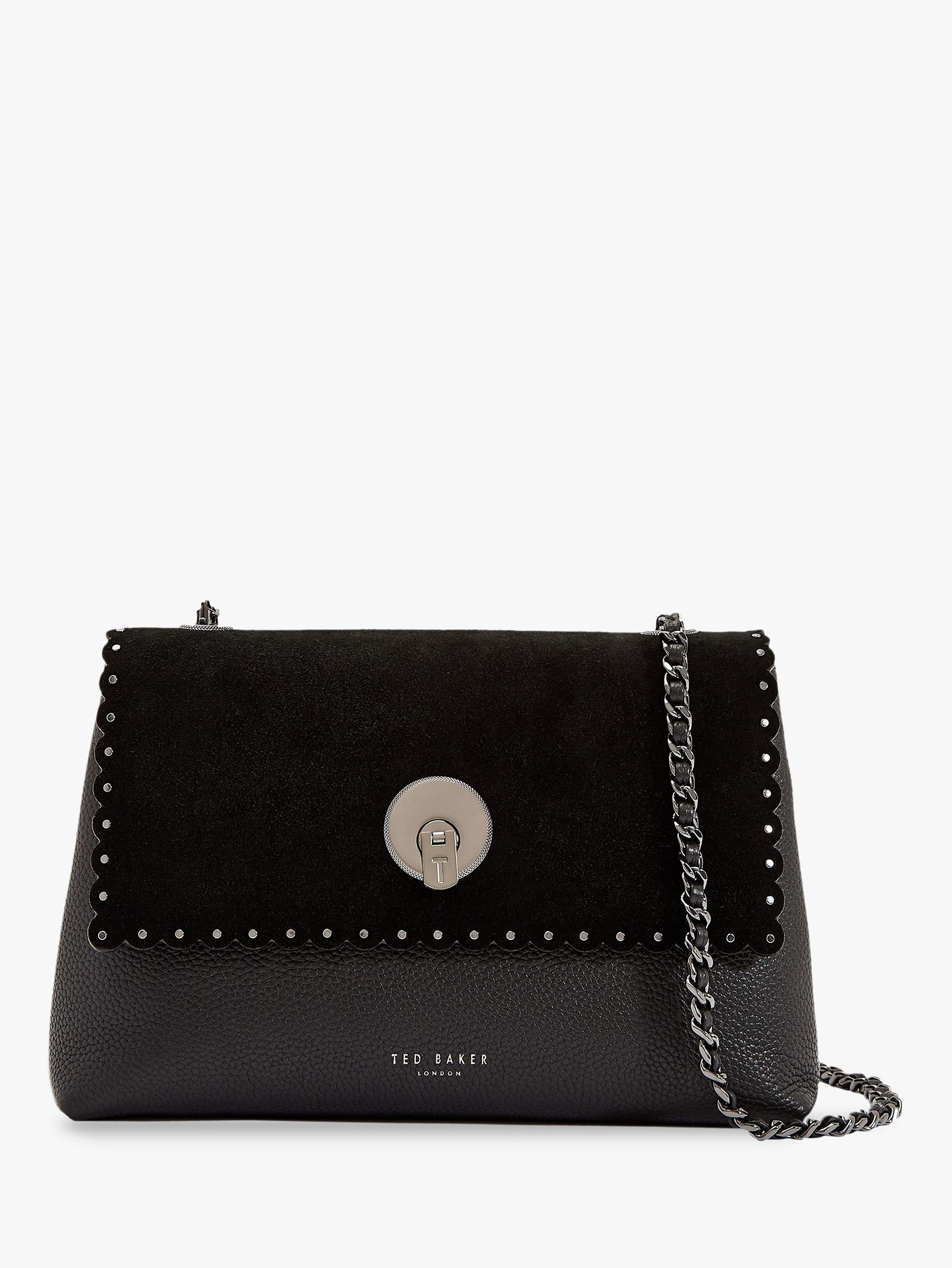 Ted Baker Sultane Lock Detail Leather Cross Body Bag