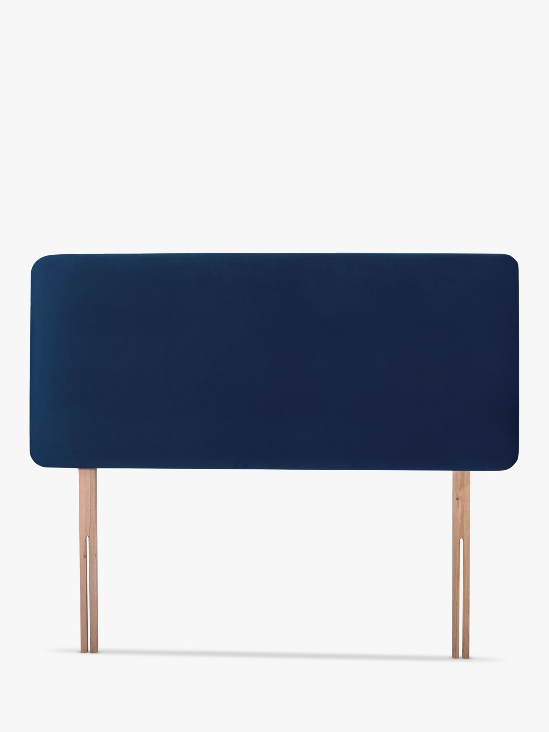 Blue upholstered deals headboard king