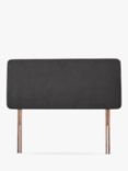 John Lewis Sonning Upholstered Headboard, Small Double, Soft Touch Chenille Charcoal
