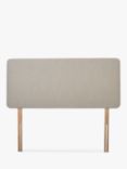 John Lewis Sonning Upholstered Headboard, Small Double, Cotton Effect Beige
