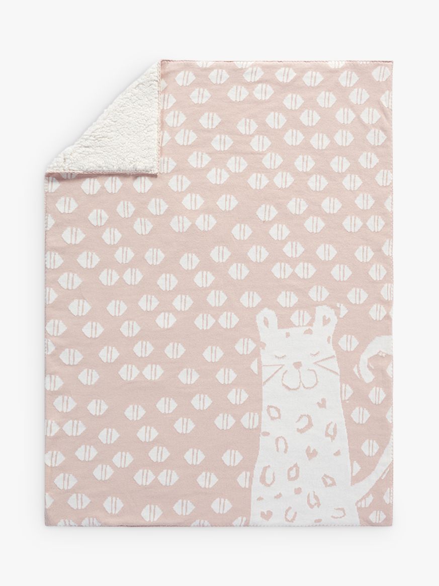 Pottery Barn Kids Cheetah Sherpa Baby Blanket review