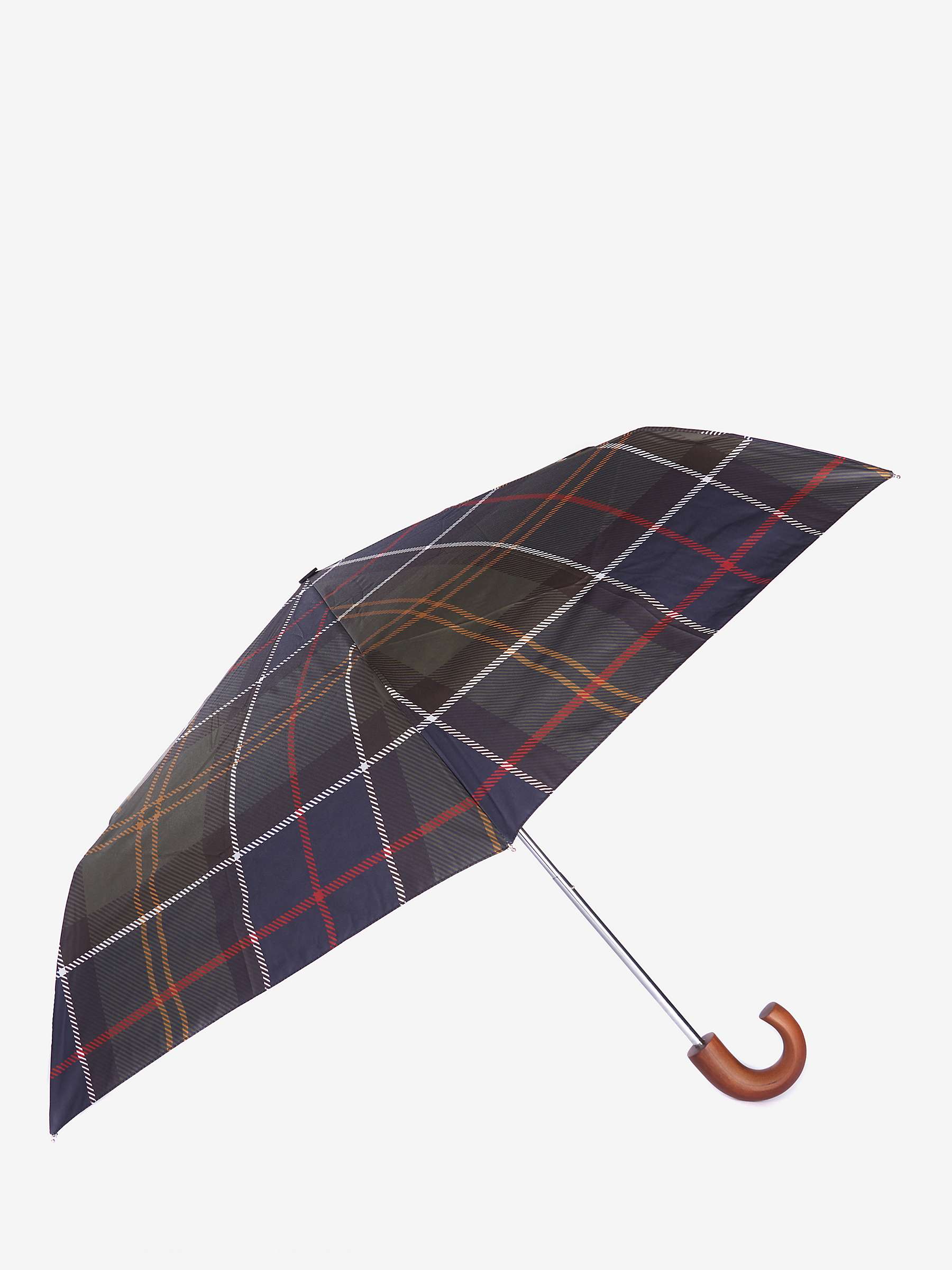 Buy Barbour Tartan Telescopic Umbrella Online at johnlewis.com