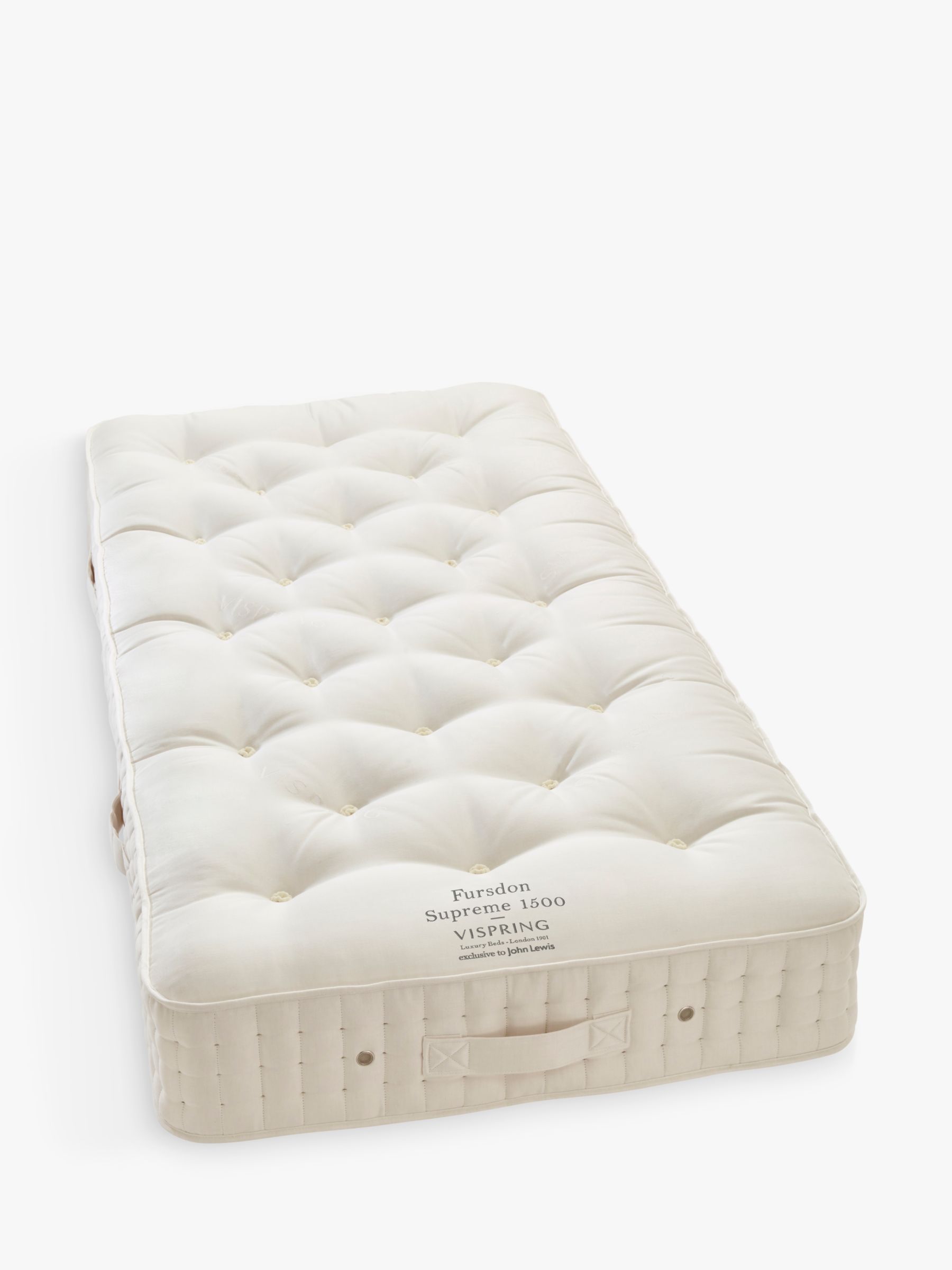 Photo of Vispring fursdon supreme 1500 pocket spring mattress medium tension single