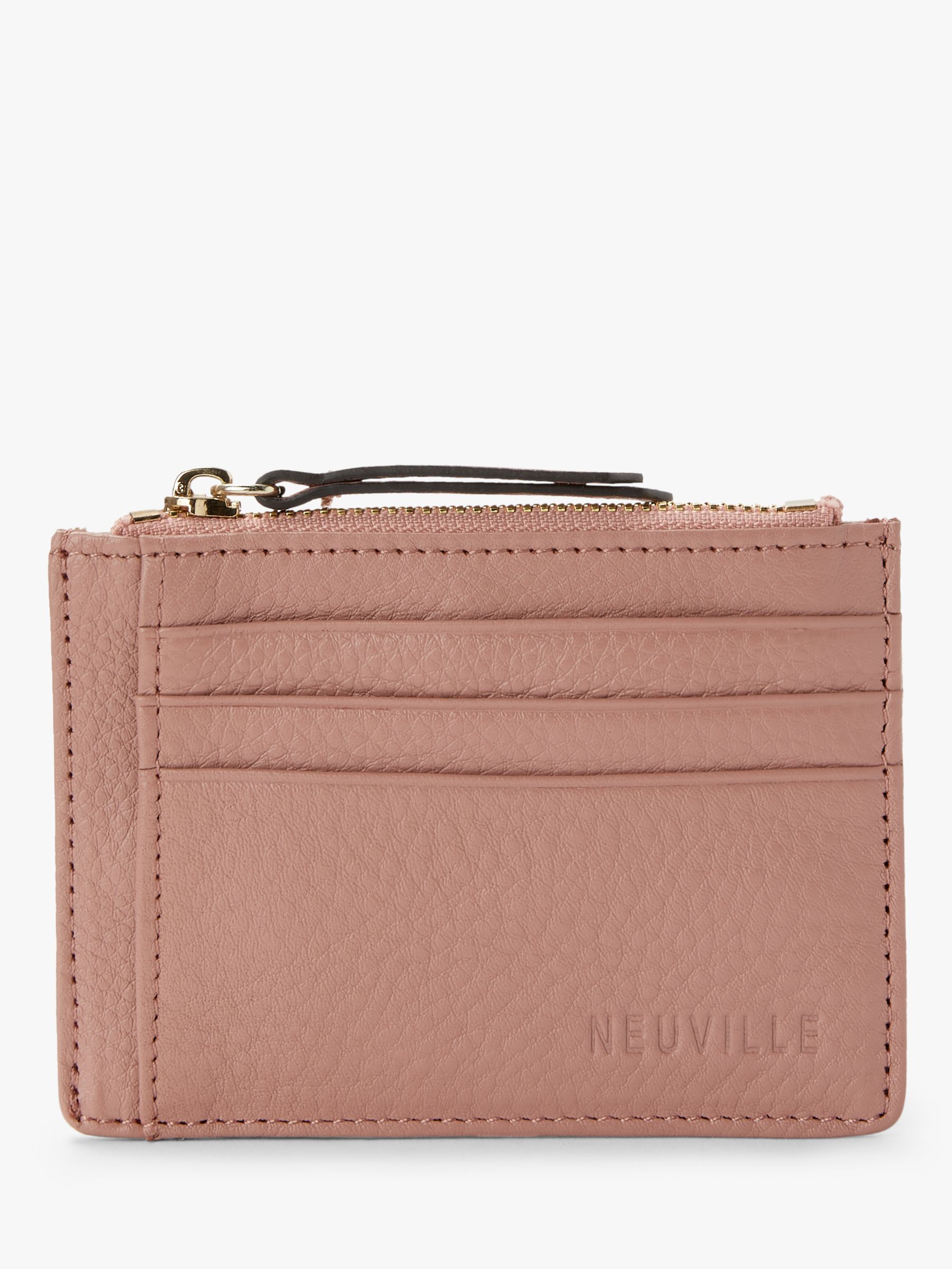 Neuville Leather Zipped Card Holder
