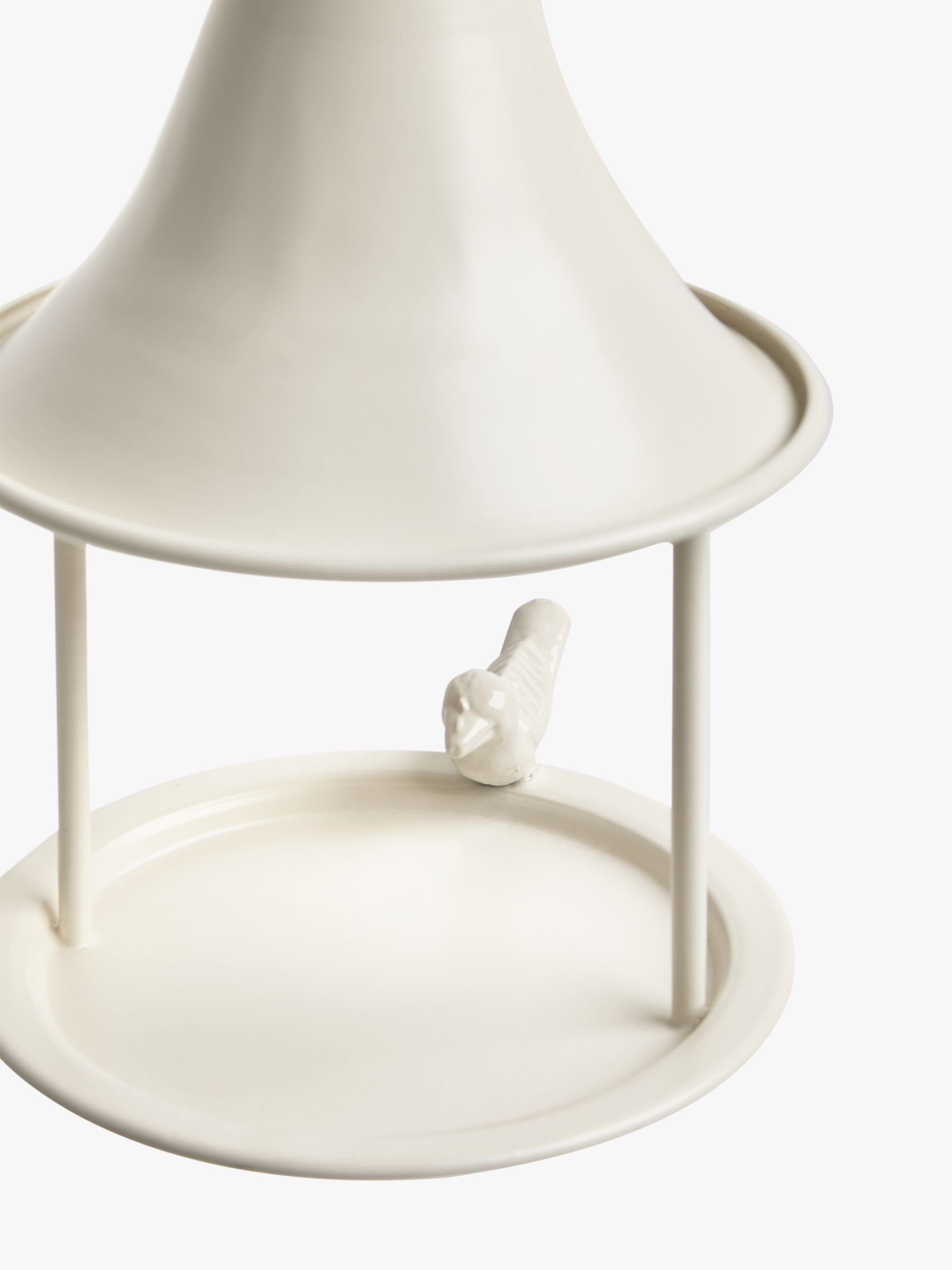 Ivyline Cast Iron Bird Feeder Cream At John Lewis Partners