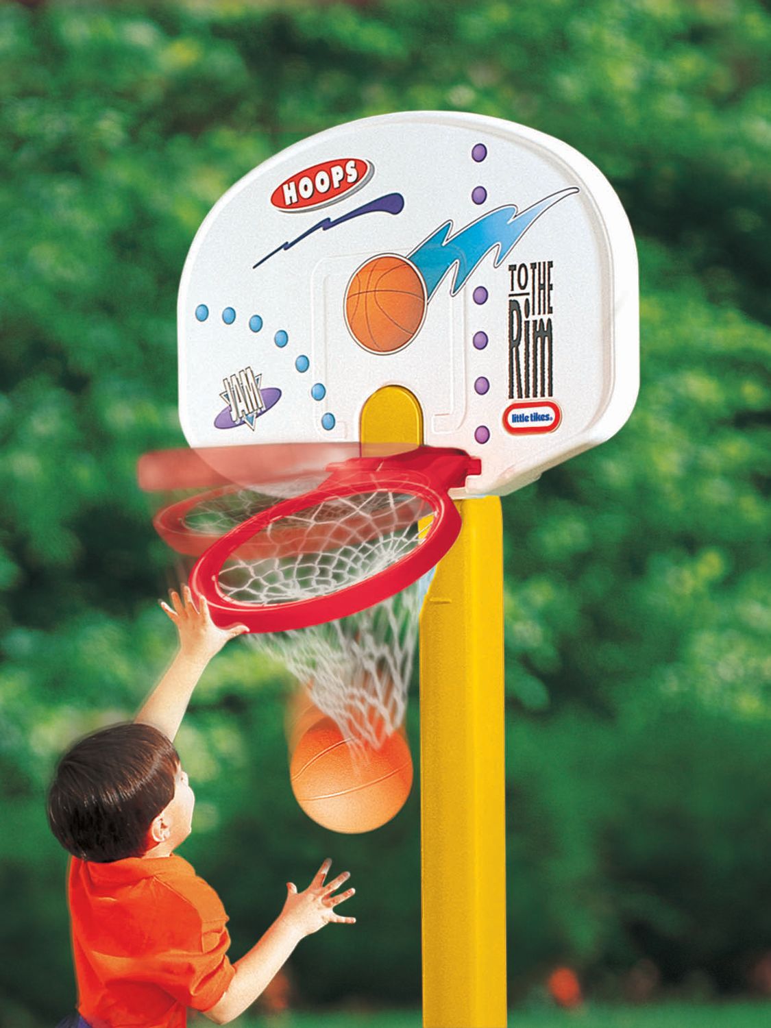 little tikes easy store basketball