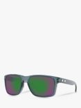 Oakley OO9417 Men's Holbrook XL Prizm Square Sunglasses, Crystal Black/Mirror Green