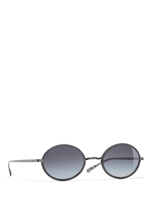 oval sunglasses chanel women